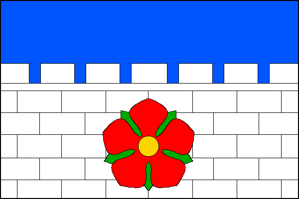 Borovany - vlajka