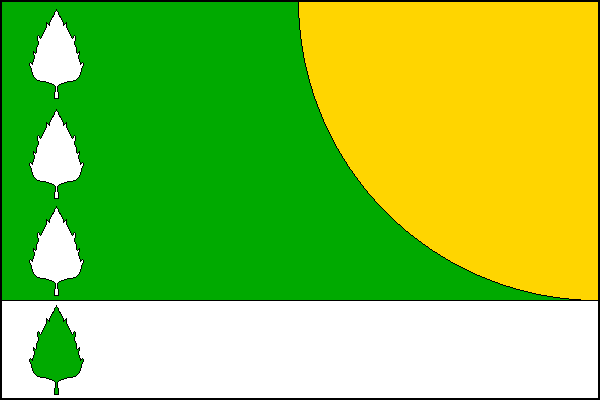 Březina - vlajka