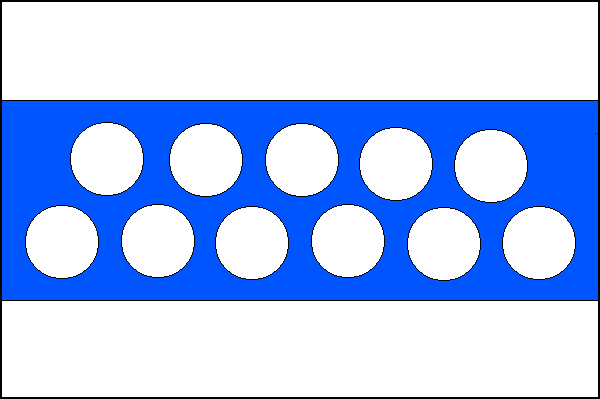 Broumy - vlajka