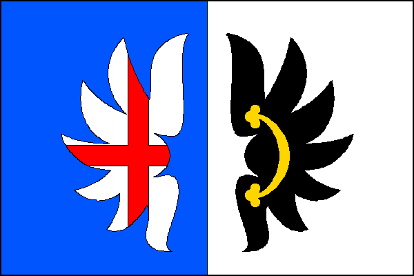 Čebín - vlajka
