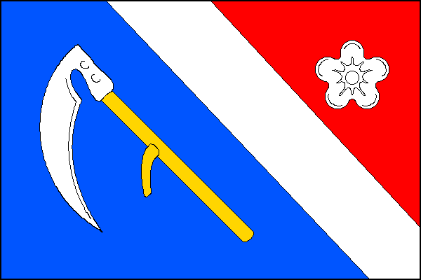 Čechtín - vlajka