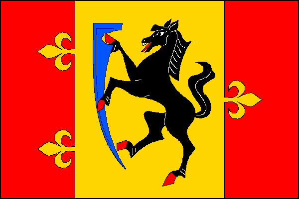 Černotín - vlajka