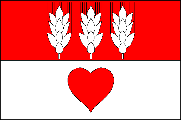 Chlebičov - vlajka