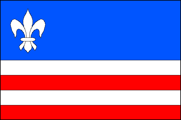 Chvalčov - vlajka