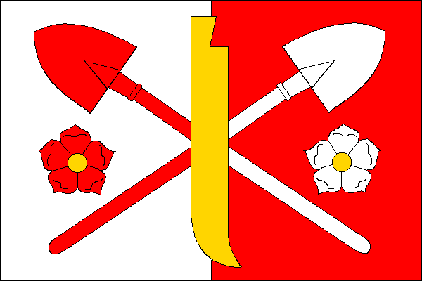 Dlouhomilov - vlajka