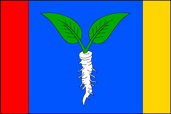 Hlízov - vlajka
