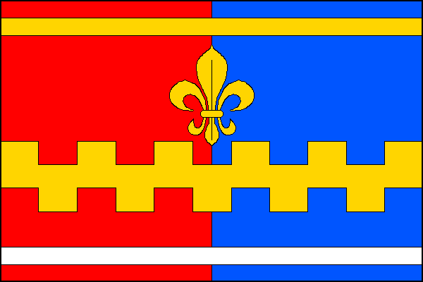 Horní Kamenice - vlajka