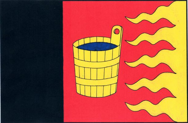 Hornosín - vlajka