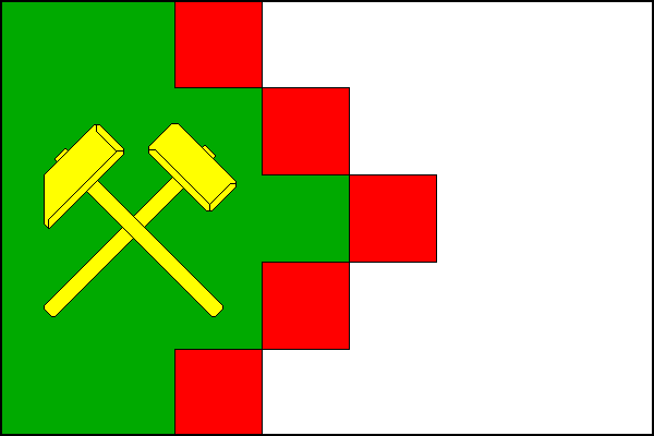 Hostomice - vlajka
