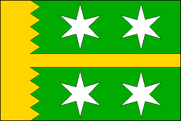 Hrabišín - vlajka