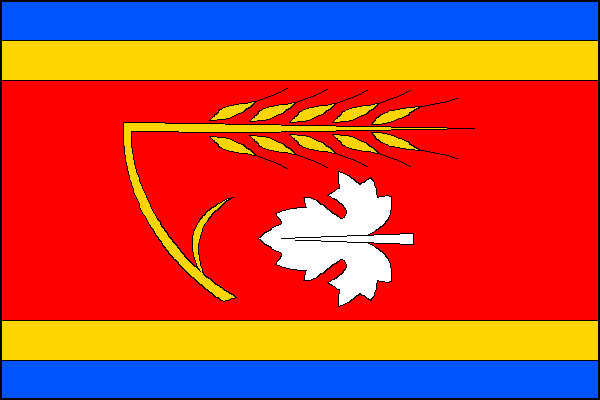 Hrubčice - vlajka