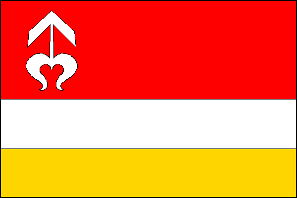 Hrusice - vlajka