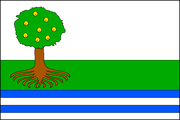 Jabloňany - vlajka