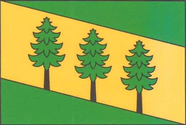 Jedlany - vlajka