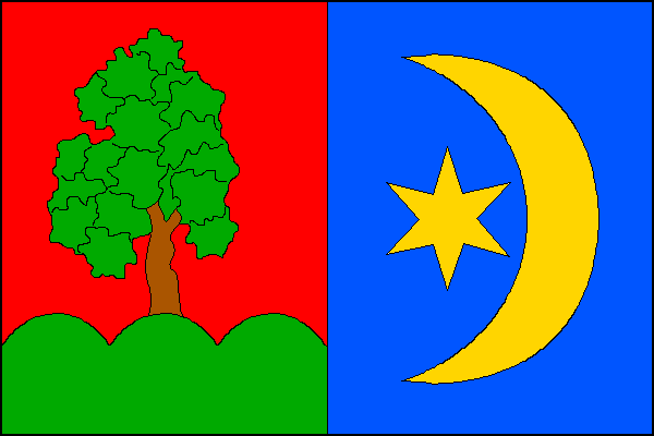 Jívová - vlajka