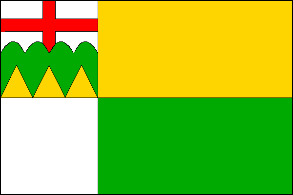 Karlovice - vlajka