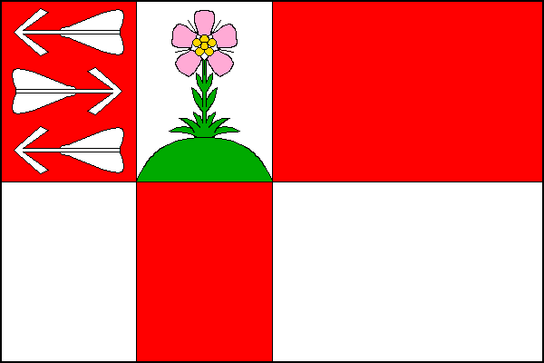 Kleneč - vlajka