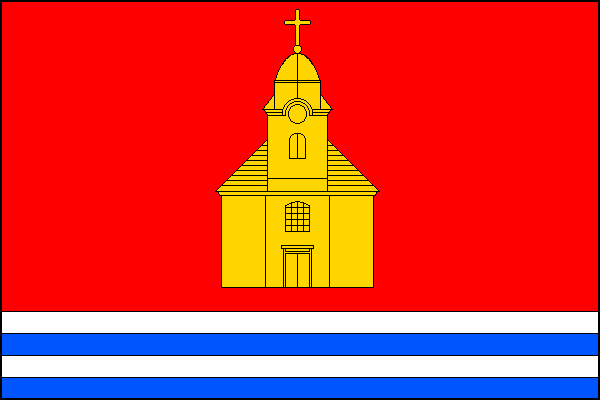 Kostelní Lhota - vlajka