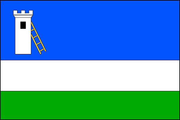 Kostomlaty nad Labem - vlajka