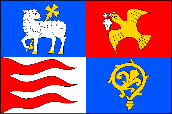 Koválovice-Osíčany - vlajka
