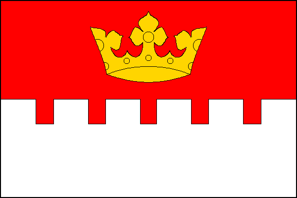 Králův Dvůr - vlajka