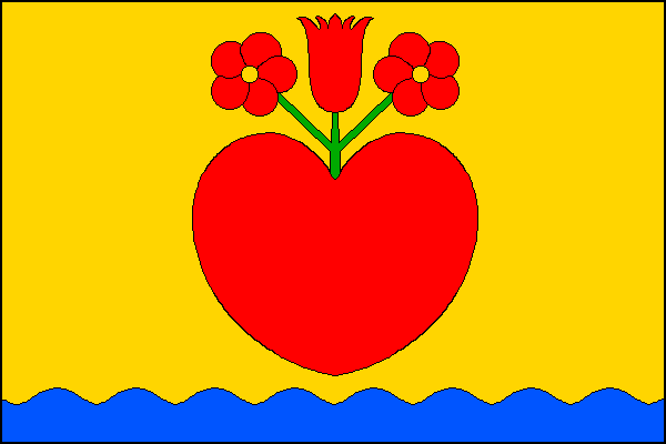 Křetín - vlajka