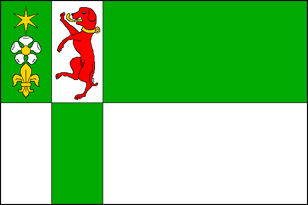 Křimov - vlajka