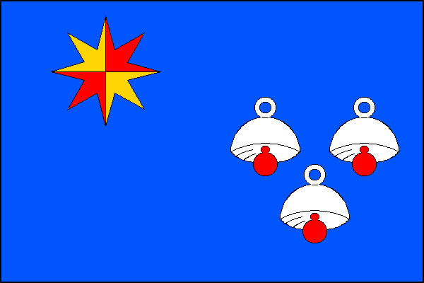 Křižanovice - vlajka