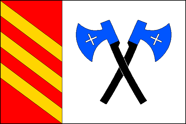 Křižanovice u Vyškova - vlajka