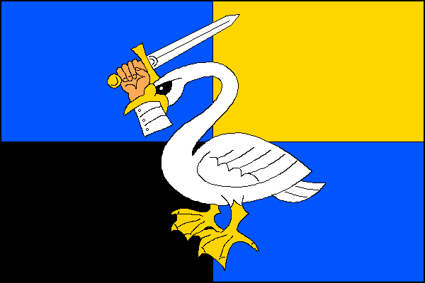Křtěnov - vlajka