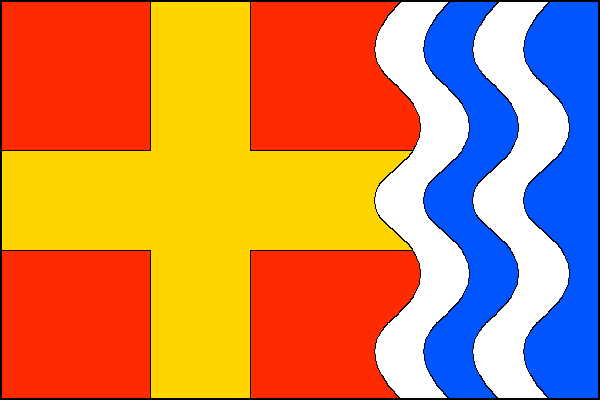 Kružberk - vlajka