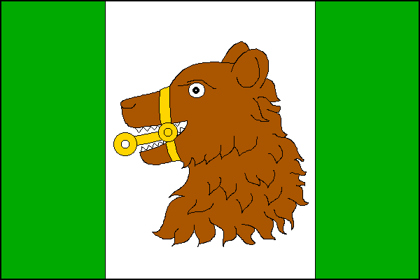 Kunčice nad Labem - vlajka