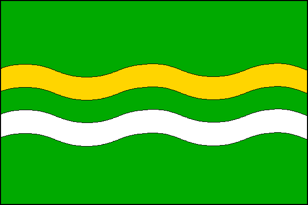Kvilda - vlajka