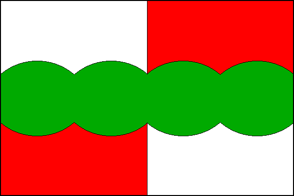Lázně Bělohrad - vlajka