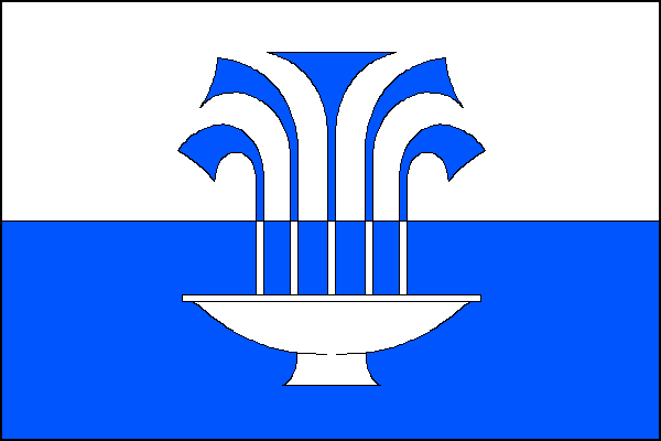 Lázně Toušeň - vlajka