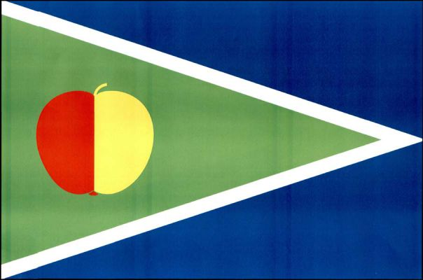 Lhenice - vlajka