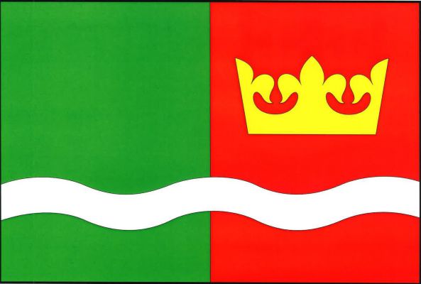 Lhota u Příbramě - vlajka
