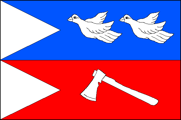 Lhotka u Litultovic - vlajka