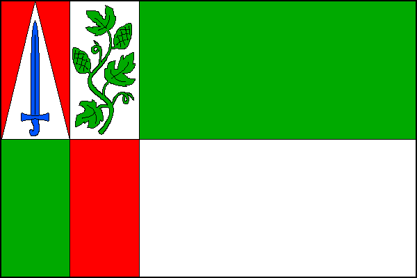Liběšice - vlajka