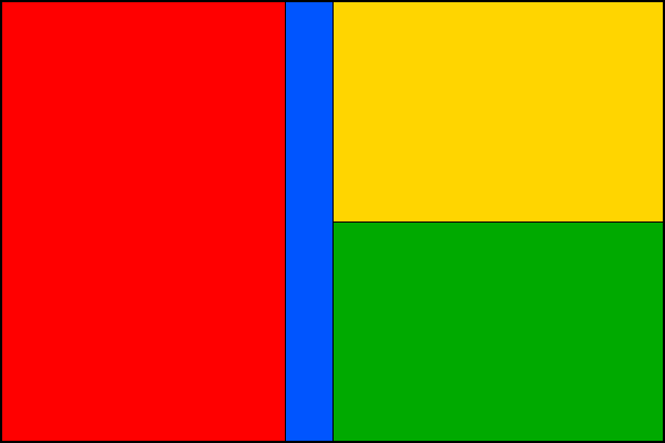 Libořice - vlajka
