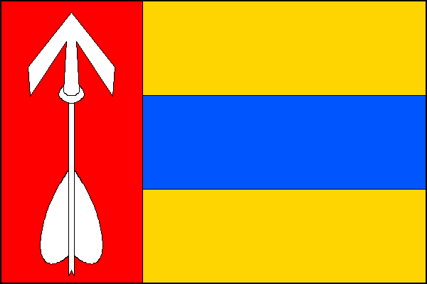 Lomnice - vlajka
