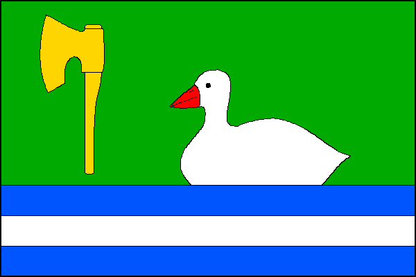 Lužná - vlajka