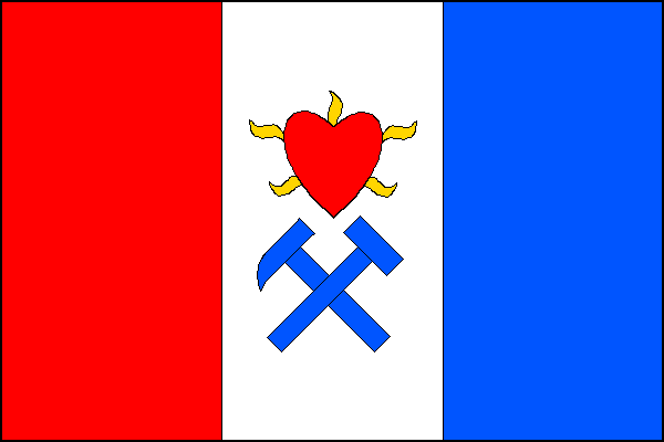 Mariánské Radčice - vlajka