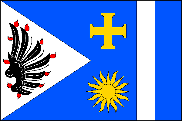 Měchenice - vlajka