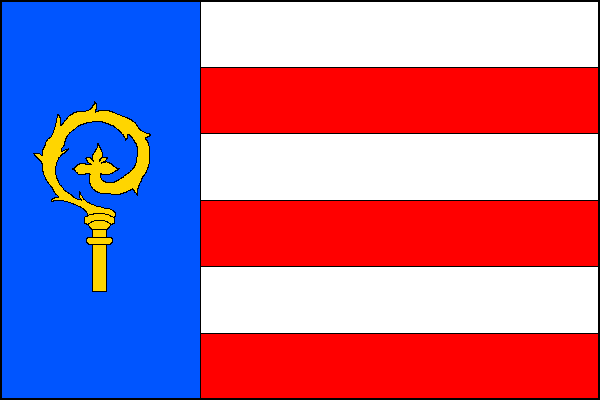 Měčín - vlajka