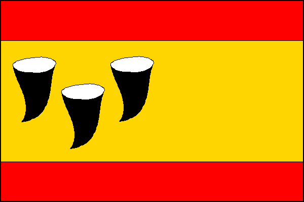 Měřín - vlajka