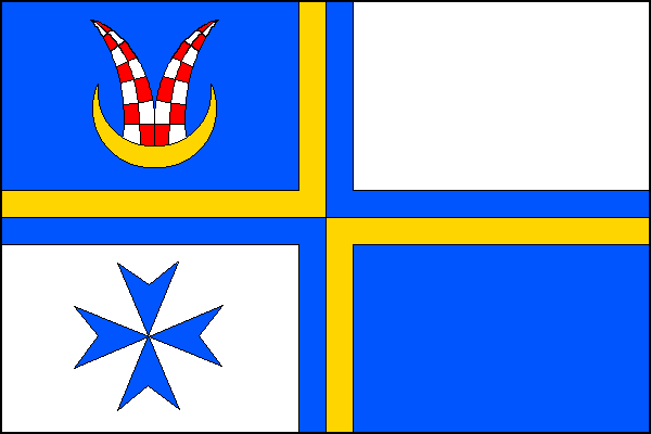 Měšice - vlajka