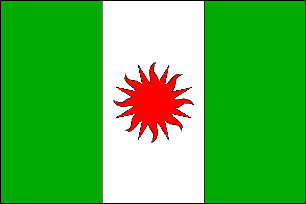 Meziboří - vlajka
