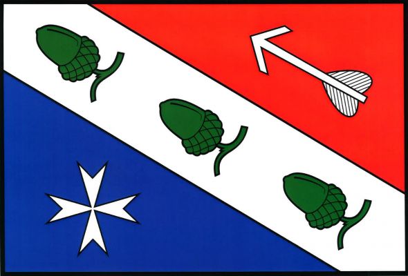 Miloňovice - vlajka