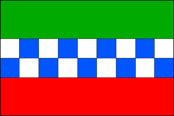 Modrava - vlajka